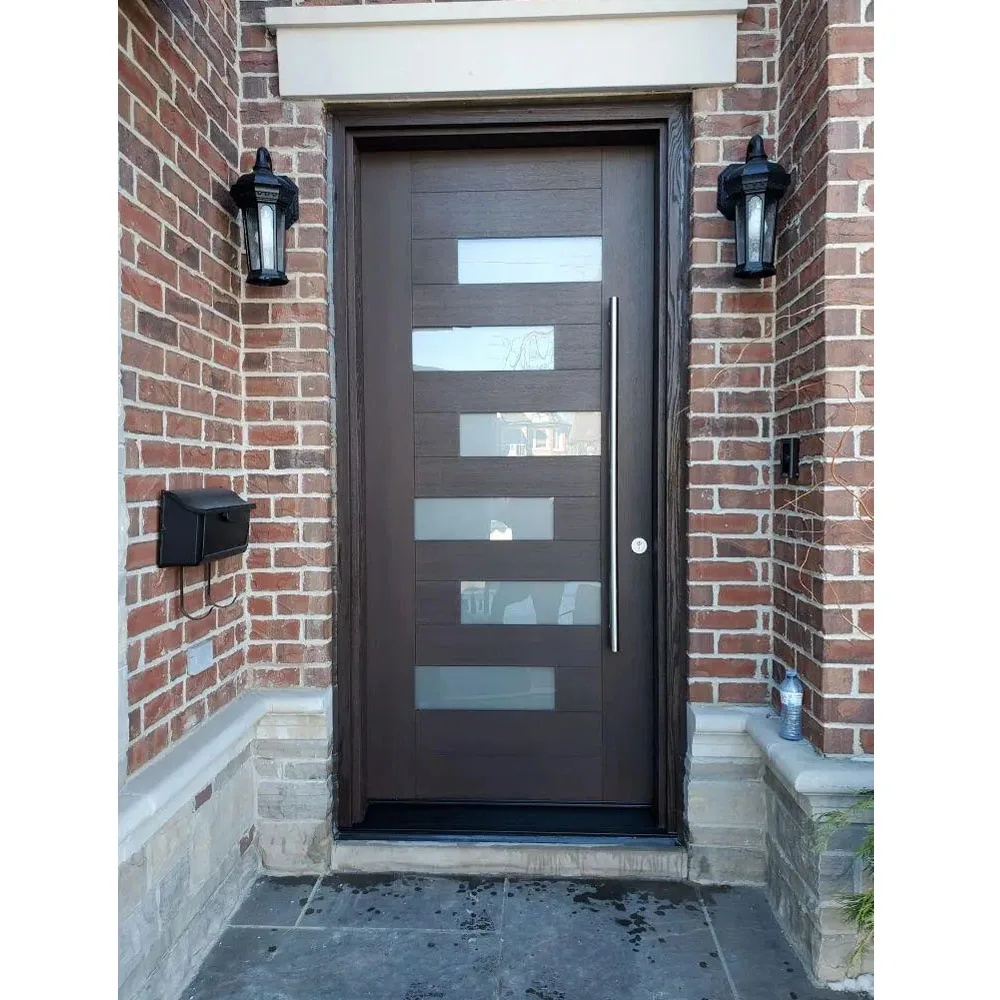 Main Main Entrance Interior Large Front Door Low-E Glass Single Exterior  Aluminum Modern Front Entry Wooden Pivot Door, image size:1000x1000