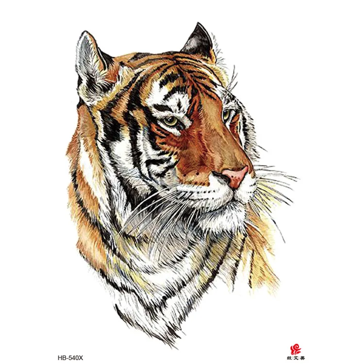 Temporary Tattoos of tiger Design Image Tattoo White tiger