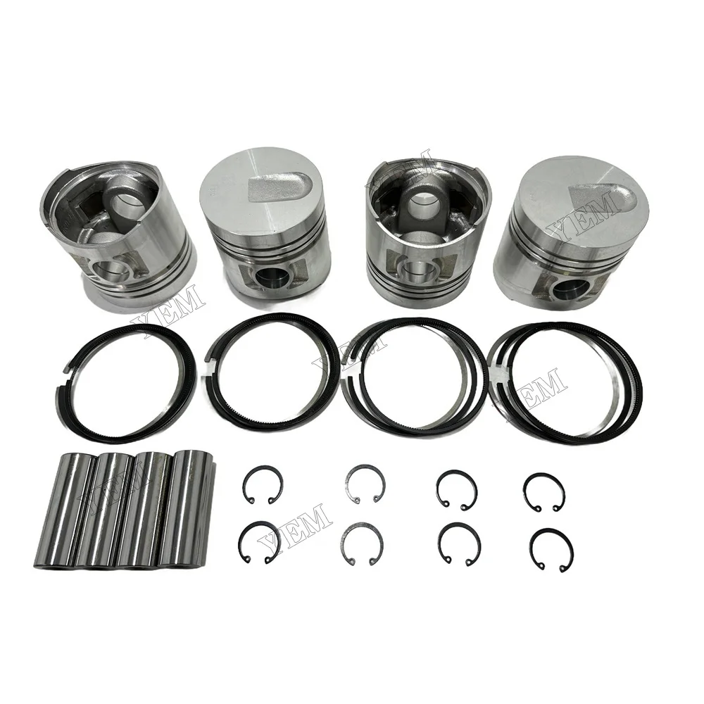 S4E Overhaul Rebuild Kit for Mitsubishi Piston With Rings Set Engine Parts 34417-04101 94*2.5HK + 2 + 4.5