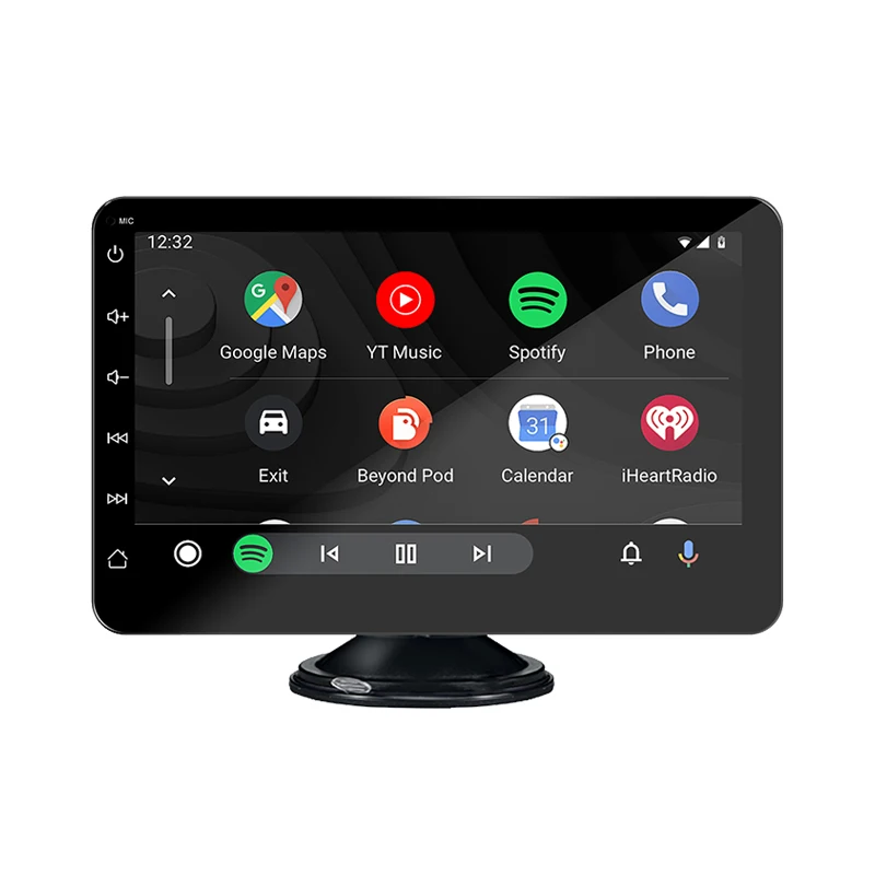 7 Inch Portable Linux Carplay Android Auto Phone Link IPS Screen Car Tablet