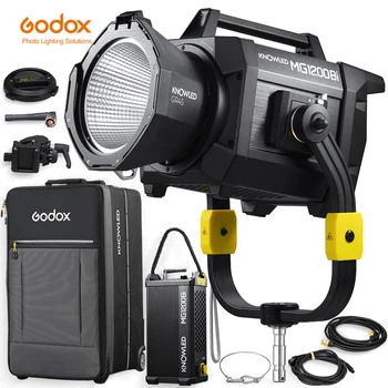 Godox MG1200Bi LED Video Light 1200W Full Output Bi-Color With Portable Case and Built-in FX Effects Photo Studio Accessory