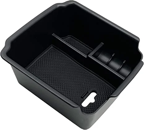 Center Console Organizer Interior Storage Box for 2018-2022 VW Tiguan and 2022VW Taos ABS Insert Armrest Box Storage Accessories