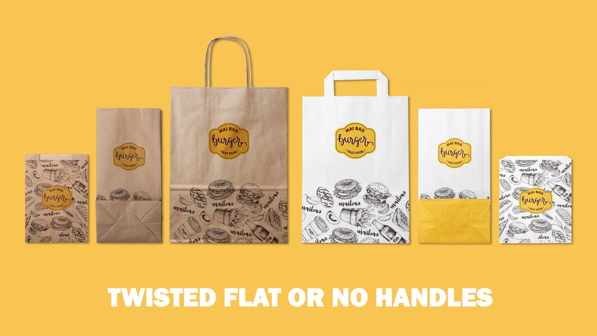 Custom Food Packaging Bags For Packaging Paper Bag With Logo,Delivery