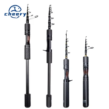 Portable Travel Micro-Object Horse Mouth Telescopic Road Asian Rod Vibration-Out Stream Fishing Gear Carbon Soft Tune Full Fuji – Soft Lure – view 2
