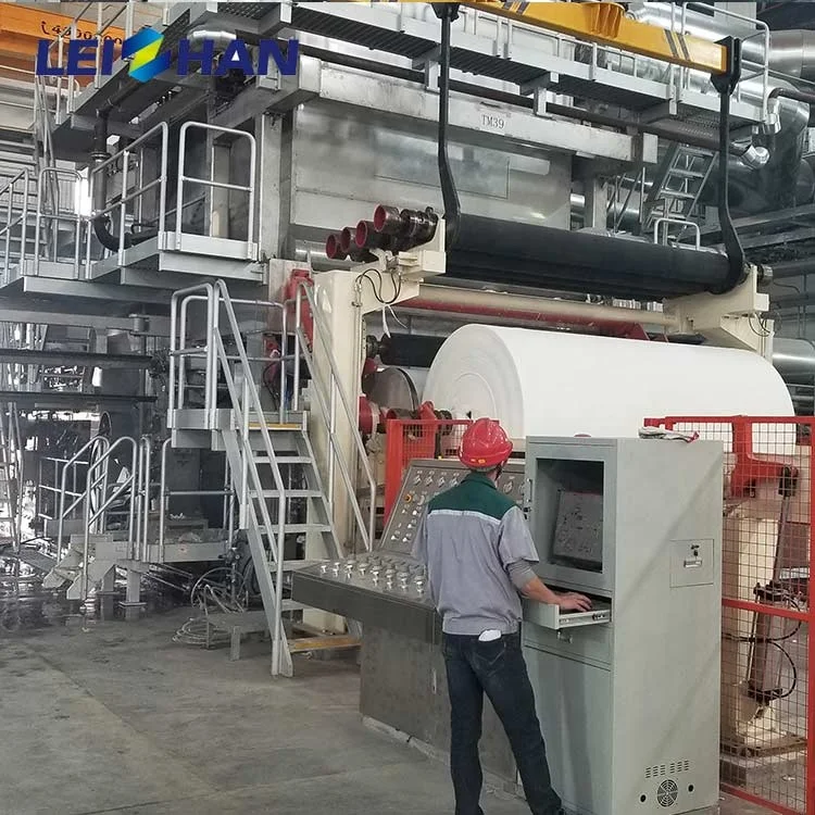 Completely Set Tissue Paper Making Machine Jumbo Roll Toilet Tissue Paper Production Line