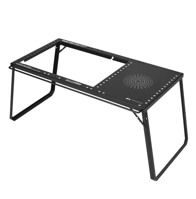 Shinetrip Portable Folding Camping Table Set - Black Alloy