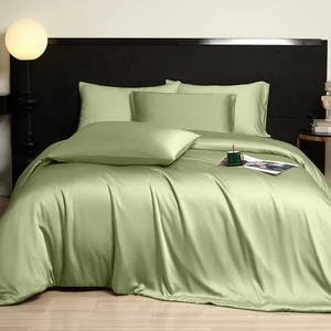 Wholesale Eco-friendly Oeko Tex Bamboo Bedding Set Woven Pillowcase and Duvet Organic and Sustainable