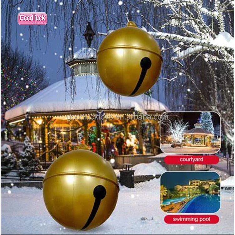 Large Outdoor Christmas Inflatable Ornament Ball 60cm Pvc Christmas