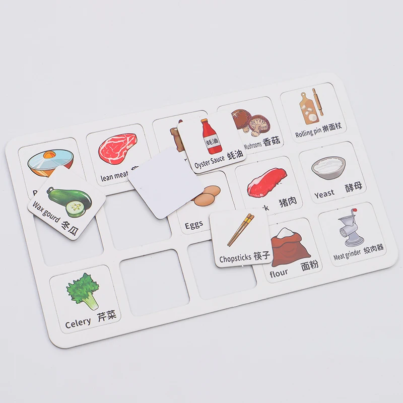 Лидер продаж Amazon, детское образование, семейный повар еды, Интерактивная настольная игра для родителей и детей, настройка