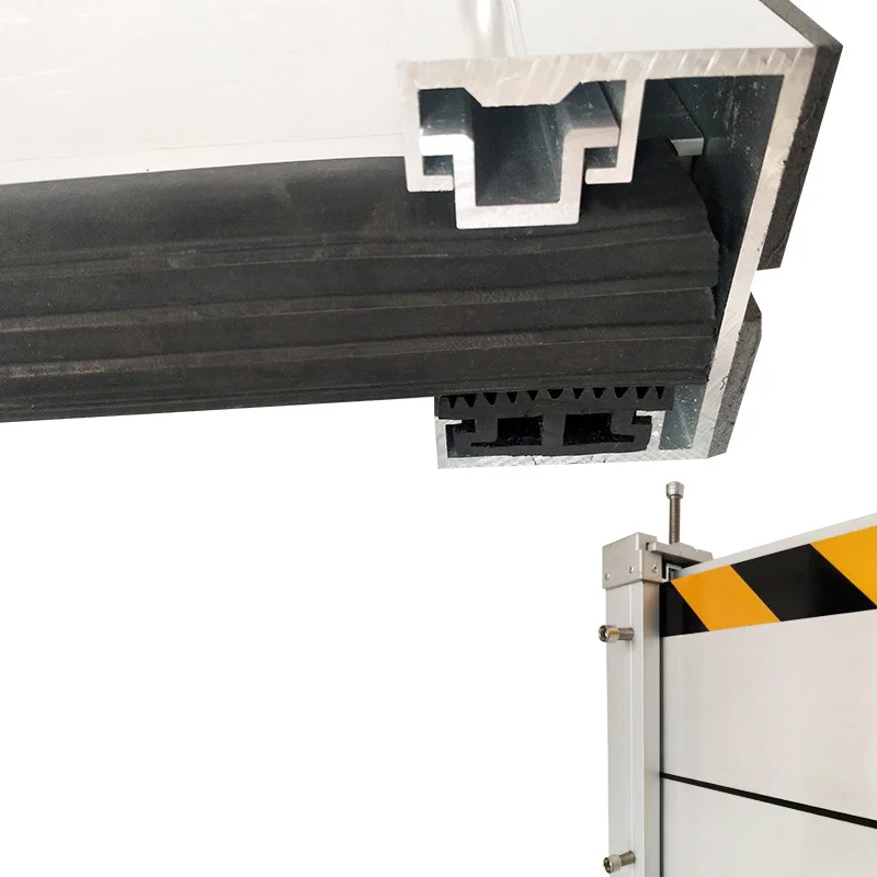 Уплотнение двери гаража противопаводковый барьер многоразовый алюминиевый