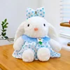 Princess rabbit-bow white dress blue star