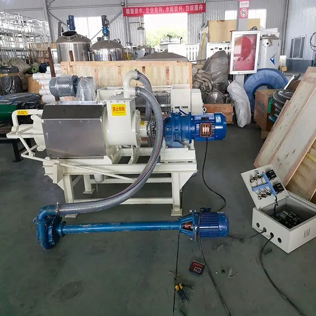 Сепаратор навоза, используемый в животных, навоз коровы, винтовой пресс, твердый жидкий сепаратор