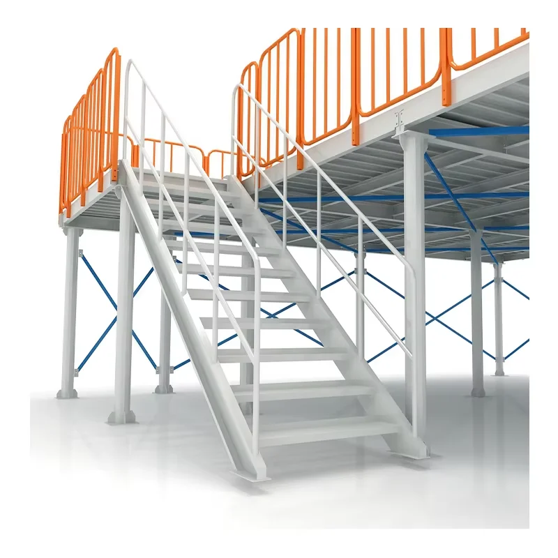 Steel Structure Mezzanine Floor Platform Rack System Multi-level Steel ...