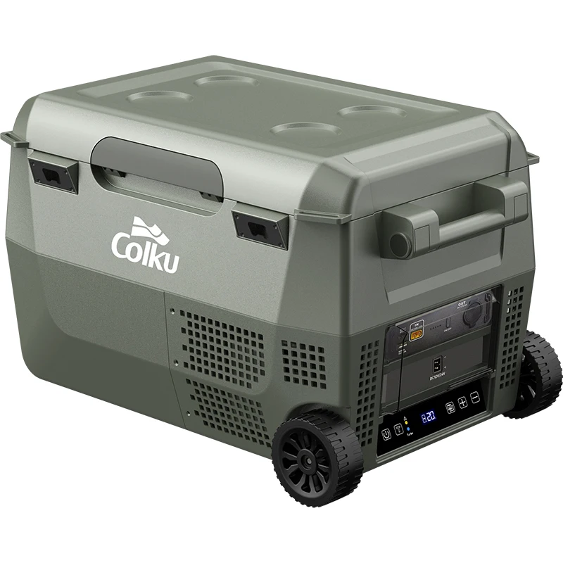 Новый дизайн 26L холодильник с батарейным питанием 12 В компрессор мини-холодильник портативный автомобильный морозильник для багажника