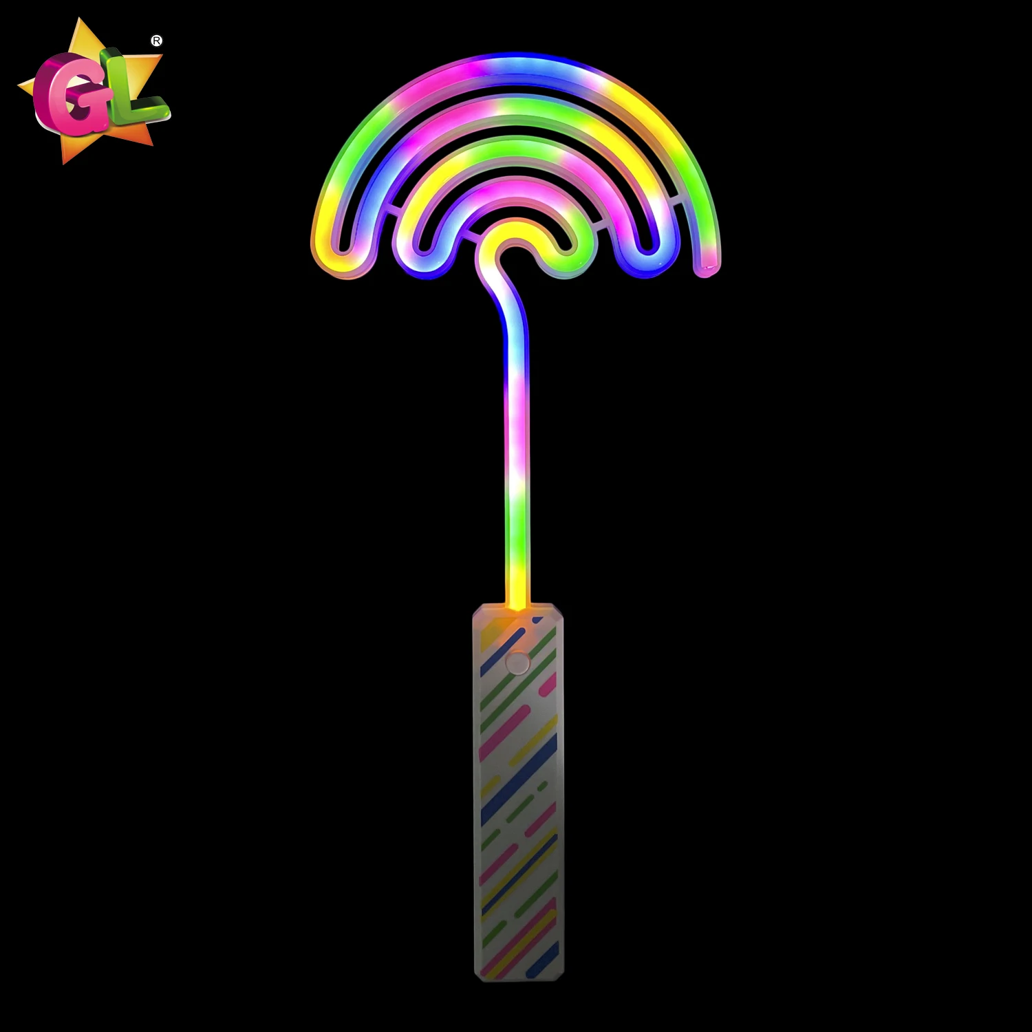 New Light Up Toys Light Up Rainbow Neon Wand Led Toys Flash Stick
