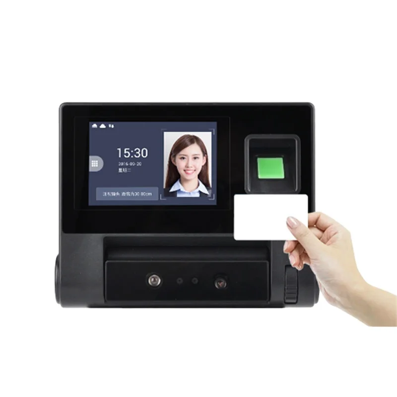 F80 Biometric Fingerprint Time Attendance Recorder Palm Vein Face Facial Recognition Attendance Machine with Access Control