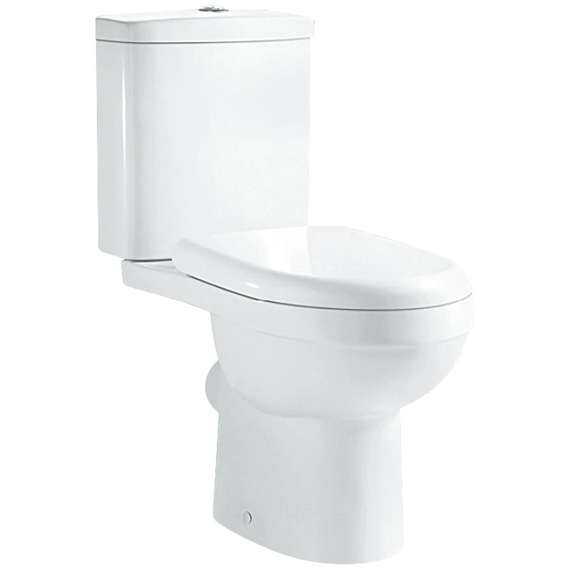 Siphonic Ware Bathroom WC Toilet Commode Piss Ceramic Water Closet Two Piece Toilet for Hotel Bathroom
