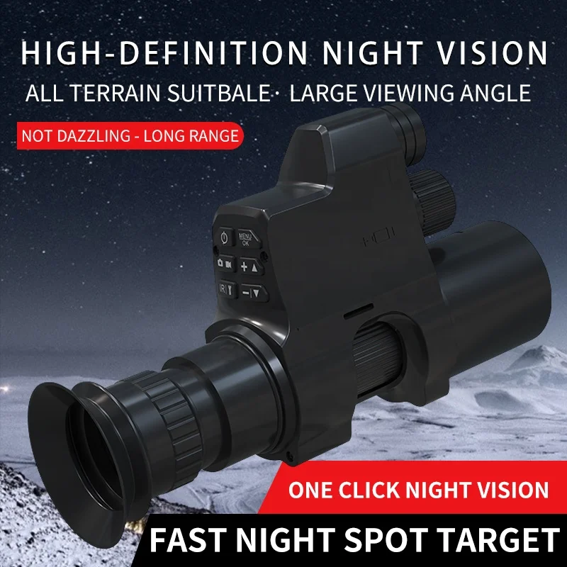 IR Night Vision with Display Outdoor Hunting Scope Infrared Night Vision for Hunting