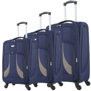 Cheap Price High Quality 4 Wheel 20/24/28 Soft Trolley Suitcase Luggage Set Travel Bag