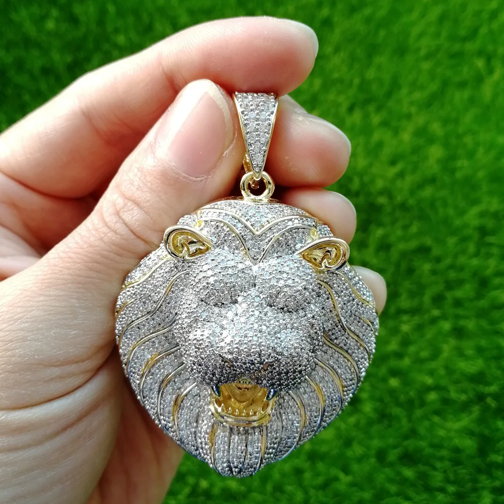 Iced Out Lion Chain Sale, 58% OFF | www.ingeniovirtual.com