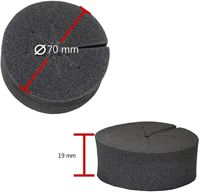 Multi Color Hydroponic Cloning Systems Soilless Culture 7 Cm Cloner Pucks Net Cup Collars Neoprene Collar