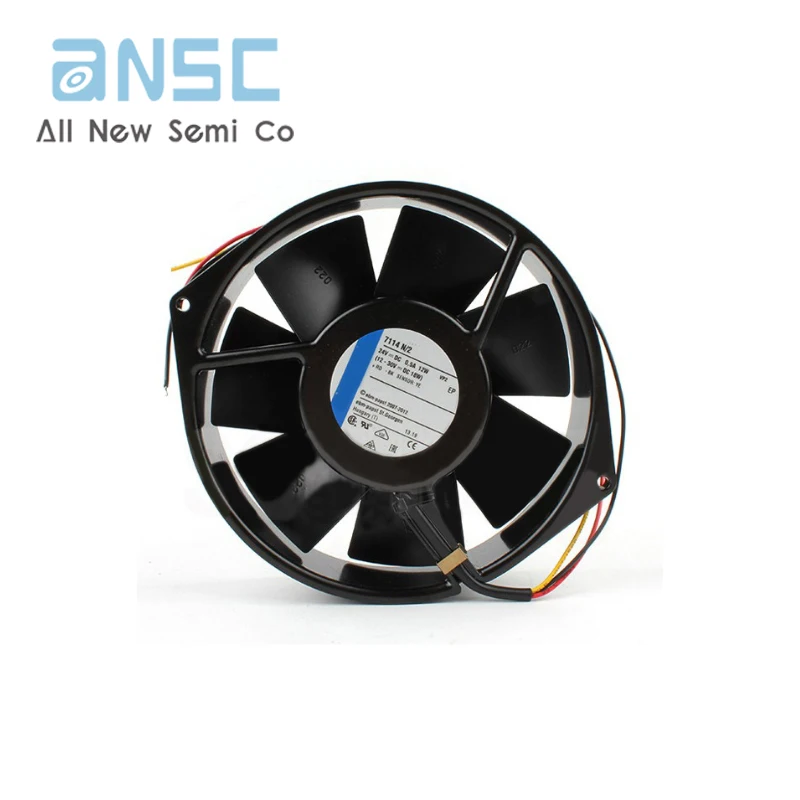 Original Axial flow fan  7114N/2 24V 0.5A 12W 220mm 2850RPM 53dBA Converter Computer fan