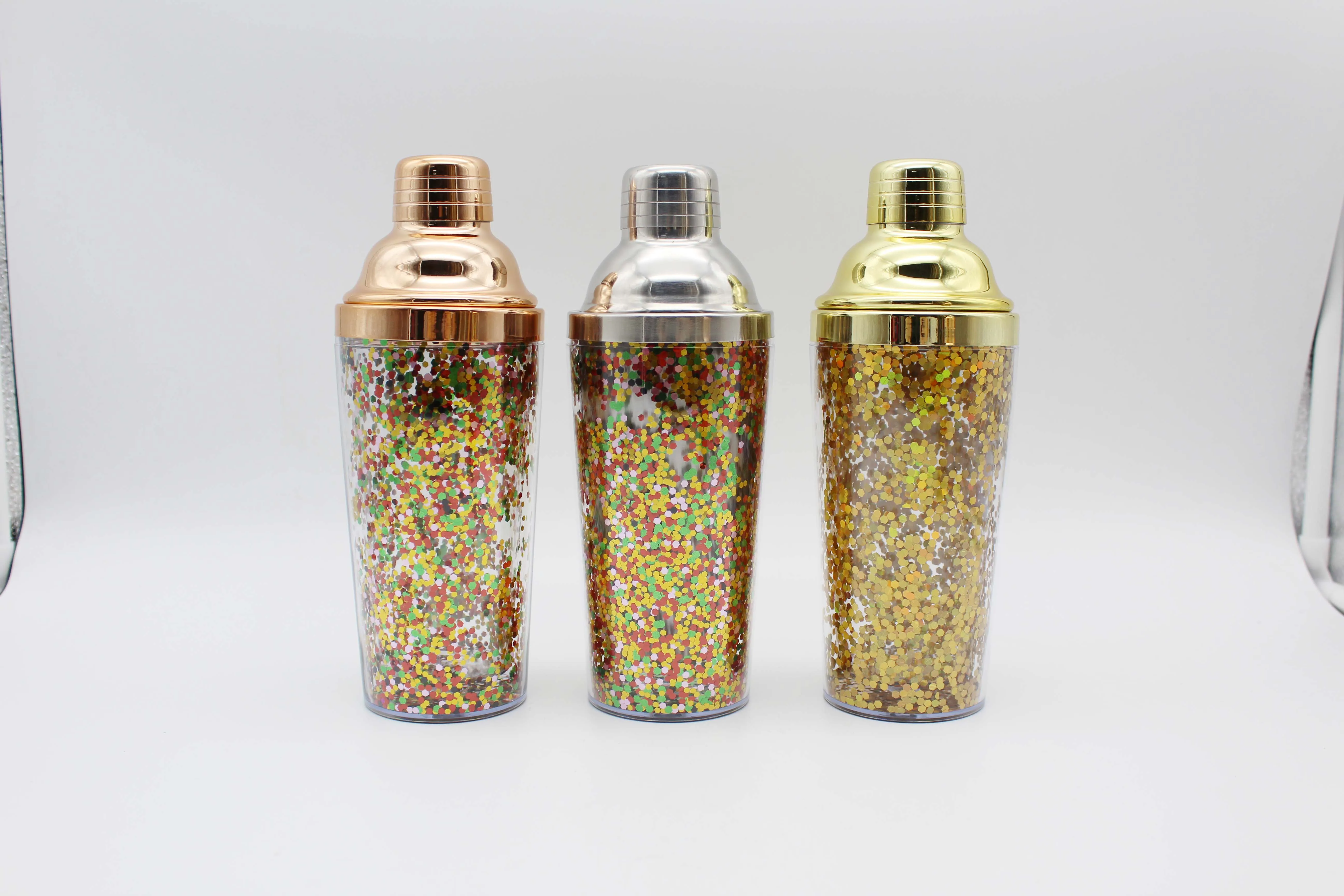 Cocktail Shaker - Gold Confetti