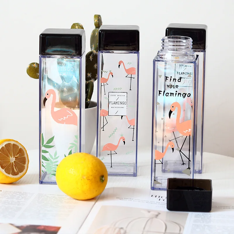 Высококачественная портативная прозрачная пластиковая Спортивная бутылка для воды без бисфенола А с логотипом на