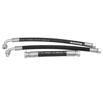 Professional Steel Wire Spiraled Hydraulic Hose Npt 3/8" Din En 856 4sp Fuel Pipes Assembly