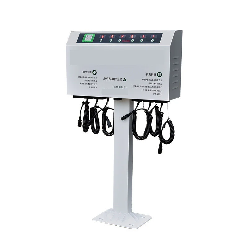 Высококачественная 6-портовая зарядная станция, быстрая зарядка постоянного тока, 4G, Wi-Fi, для электрического велосипеда, коммерческая зарядная станция для литиевого аккумулятора