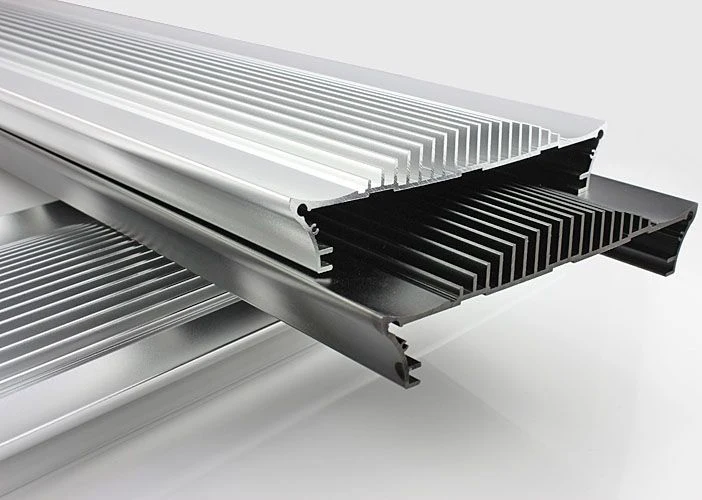 Aluminum Track Rails Led Curved Aluminium Profile Electronic Heat Sinks ...