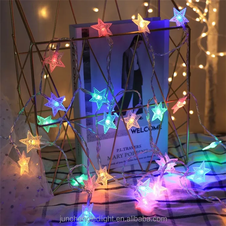 Mini Star Led String Light Fairy String Light 5M 30Leds Christmas Party Decoration Lamp Eid Mubarak Ramadan Decoration