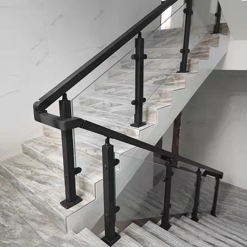 Stainless Steel 304 316 Aluminum Staircase Balustrade Glass Post ...