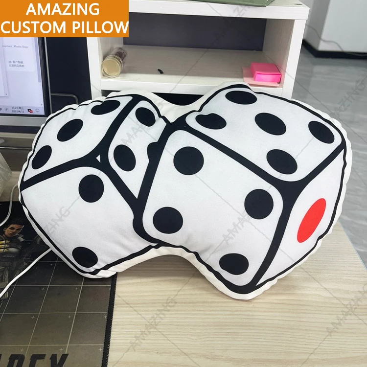 Custom Printing Cartoon Anime Shape Logo Pillow Manufacturers Body 3D Cover Case Cushion Throw Pillow