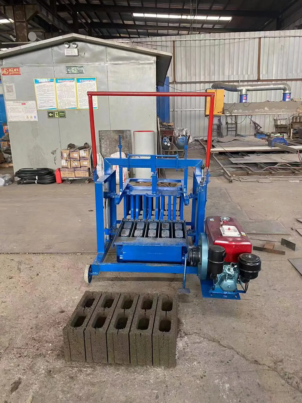 QMR2-40 Manual Brick Making Machine Recycling Into Cement Bricks for ...