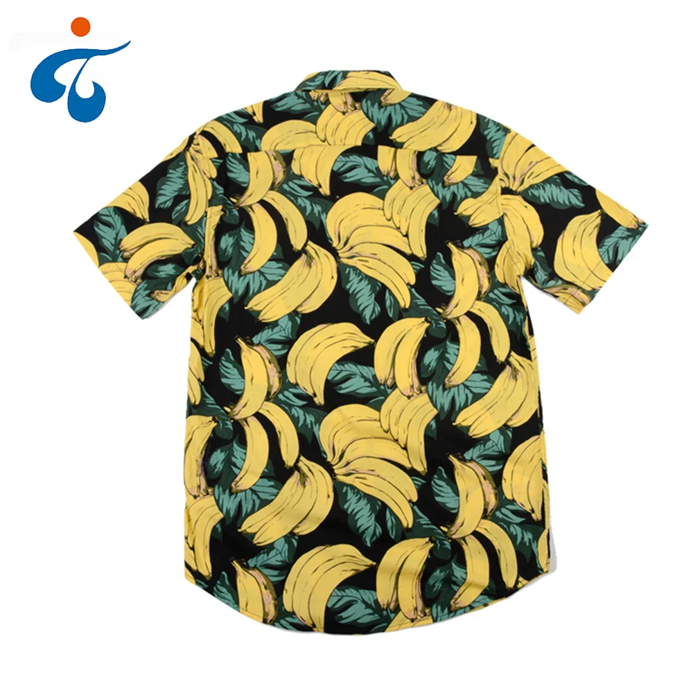 Yellow Banana Tropical Shirt Hawaiian Shirt For Men LH Aloha Shirt