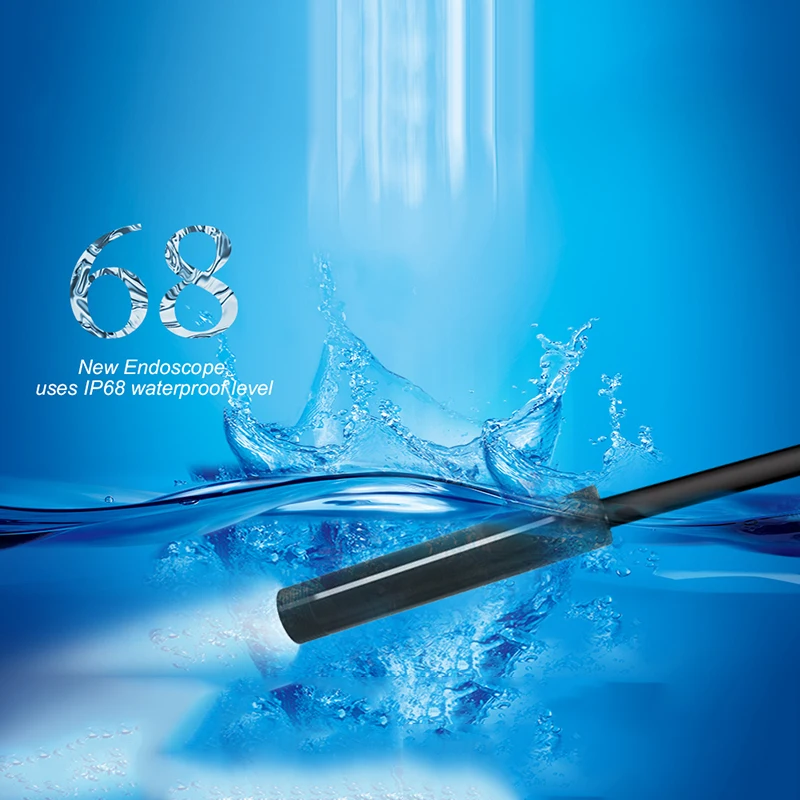 1200P 3in1 USB Type-C эндоскоп Android бороскоп 8 мм объектив HD водонепроницаемый IP68 жесткий провод трубопровода эндоскопическая камера