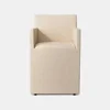 Dining Armchair:Overall: 23"W x 24"D x 33"H
