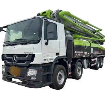 Used ZOOMLION Concrete Pump Truck 56m 58m 62m 37m 42m 46m with Ben Chassis