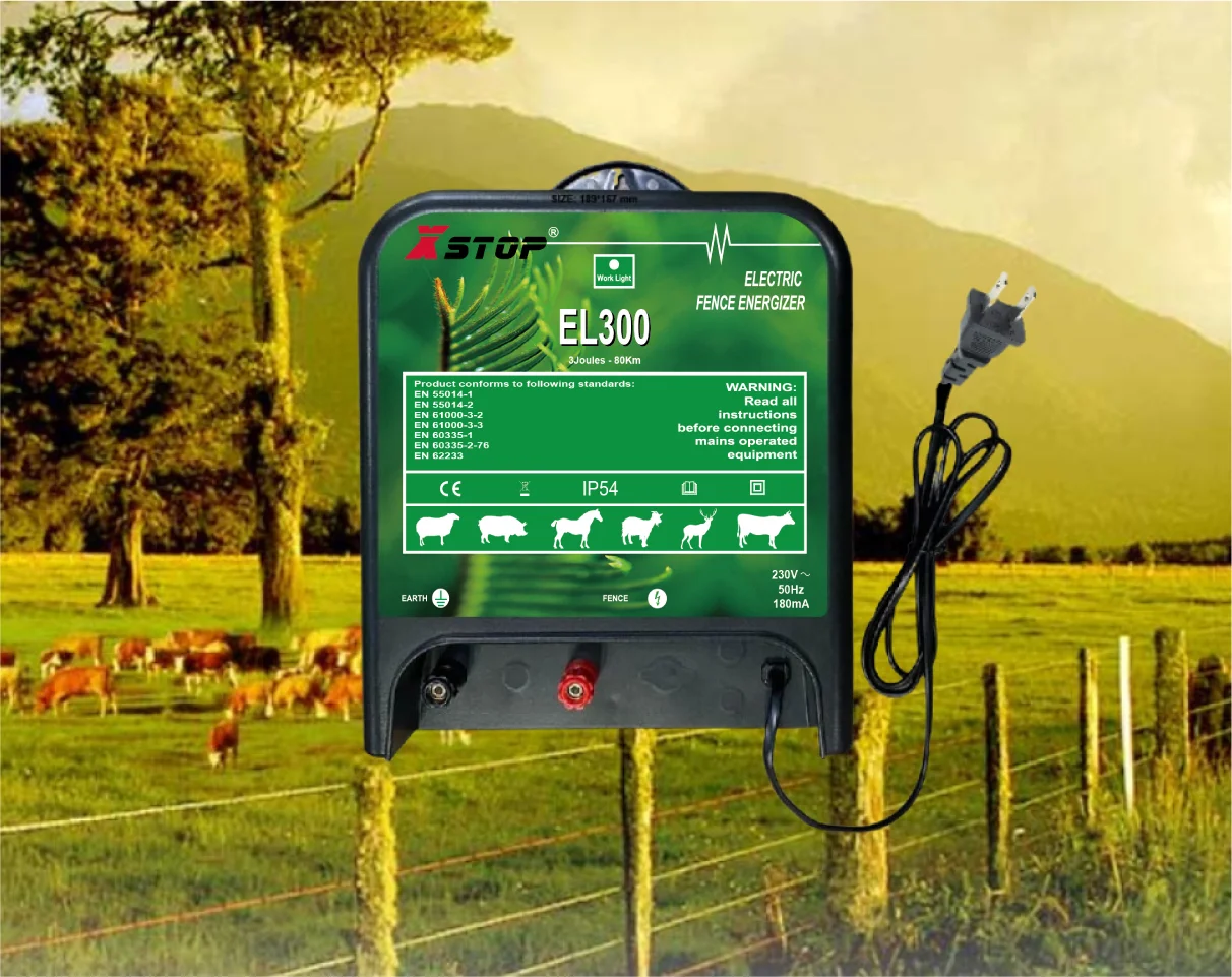 High Voltage Electric Fence Energizer Cattle For Animals Set South