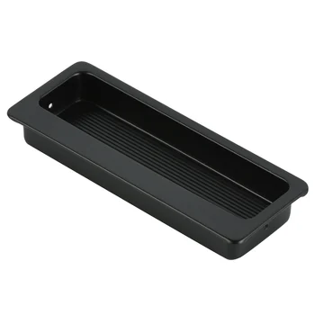 Steel Concealed Furniture Cabinet Wardrobe Drawer Door Flush Pull Handle for Cupboard Kitchen Handle