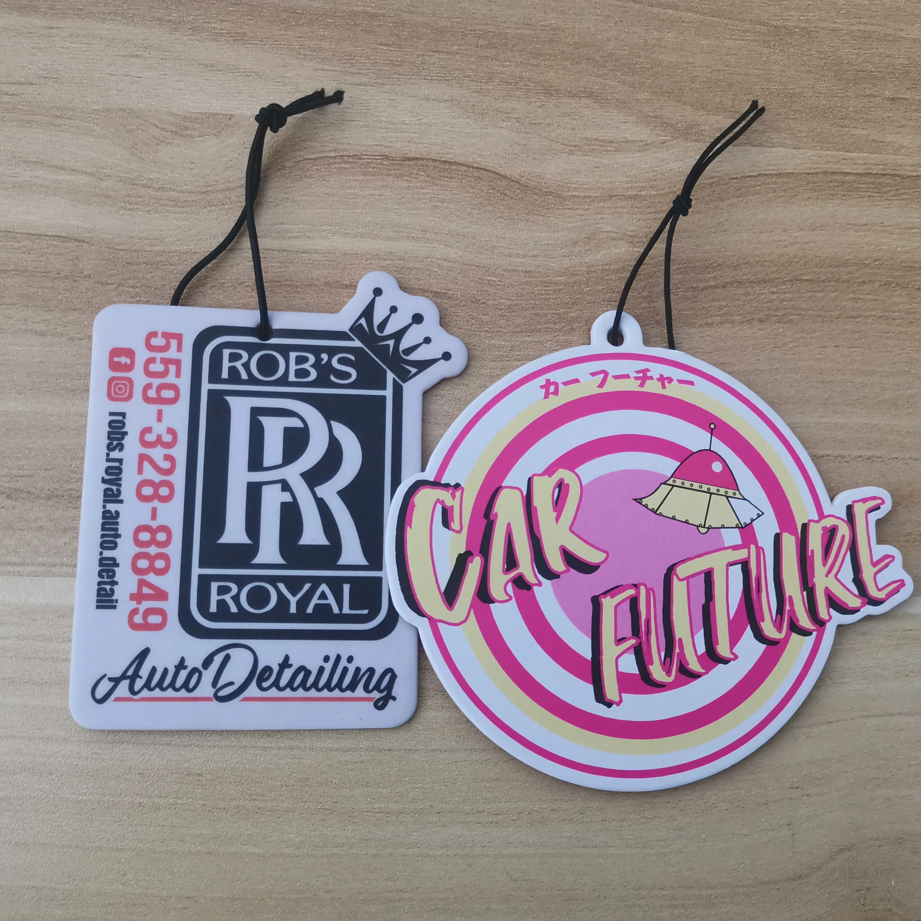 Super Strong Long Lasting Scent Custom Design Paper Car Air Freshener