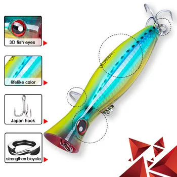 CHEERY High Quality New Arrival 120mm 160mm 200mm Big Popper Lure Fishing Lures for Sea – Popper – view 4