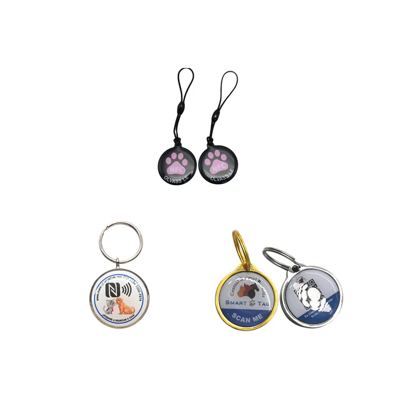 Custom Qr Code And Url Programmable Epoxy Nfc Pet Id Collar Tag For Dog custom-qr-code-and-url-programmable-epoxy-nfc-pet-id-collar-tag-for-dog