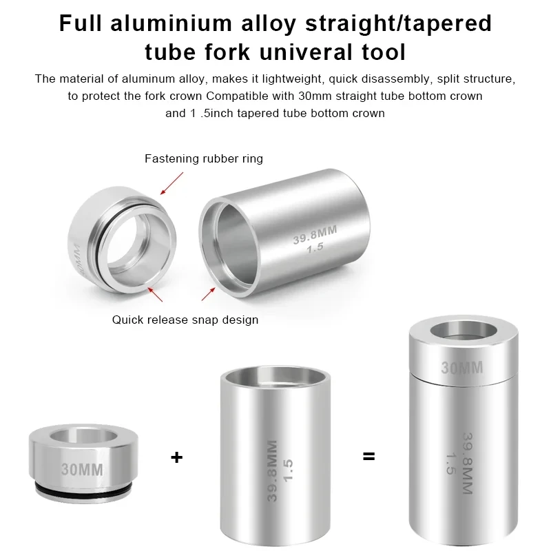 Riderace Bike Headset Crown Race Setting Tool Kit For