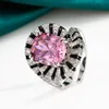 adjustable size Dried rose ring