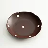 Hand-painted small flowers-large teapot stand