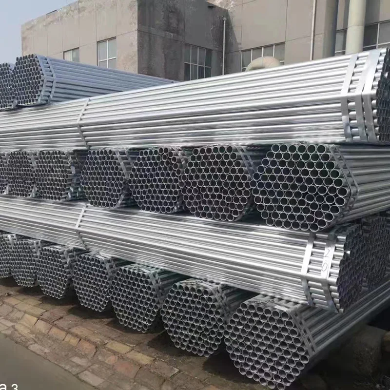 China Top Factory Supply Size 1/2 3/4 1"2"1.5"INCH Gi Pipe ERW Sch 40 80 6M Hot Dipped Galvanized Steel Tube for Construction