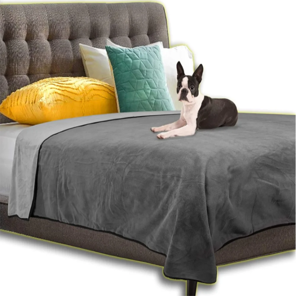 100% герметичность из водонепроницаемого материала в доказательство прочный 3 слоя одеяло для взрослых домашних животных; Удобная детская обувь с мягкой одеяло из Полар-флиса