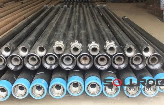 114mm Diameter 3m Length Dual Wall RC Drill Pipe with 4'' Metzke Thread for Reverse Circulation Sampling Drilling